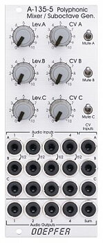 Doepfer A-135-5 Polyphonic Mixer