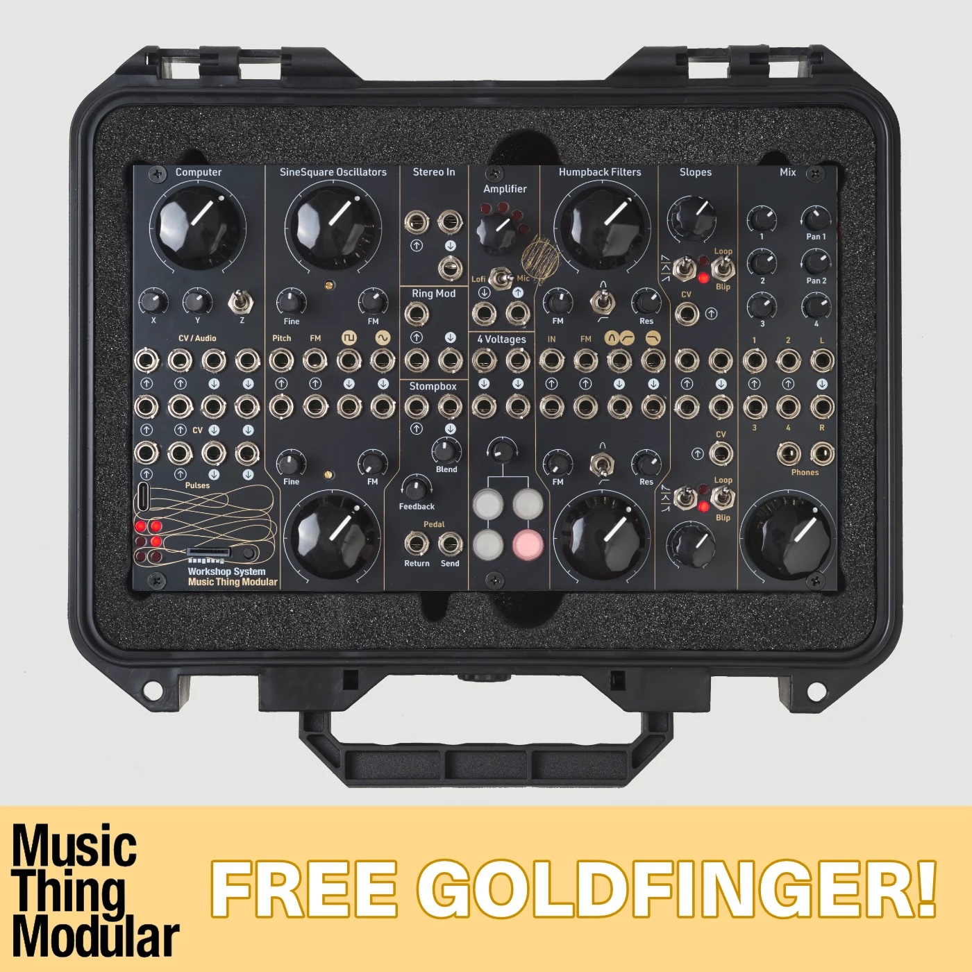 Music Thing Modular Workshop System Gratis Goldfinger med varje Workshop System!