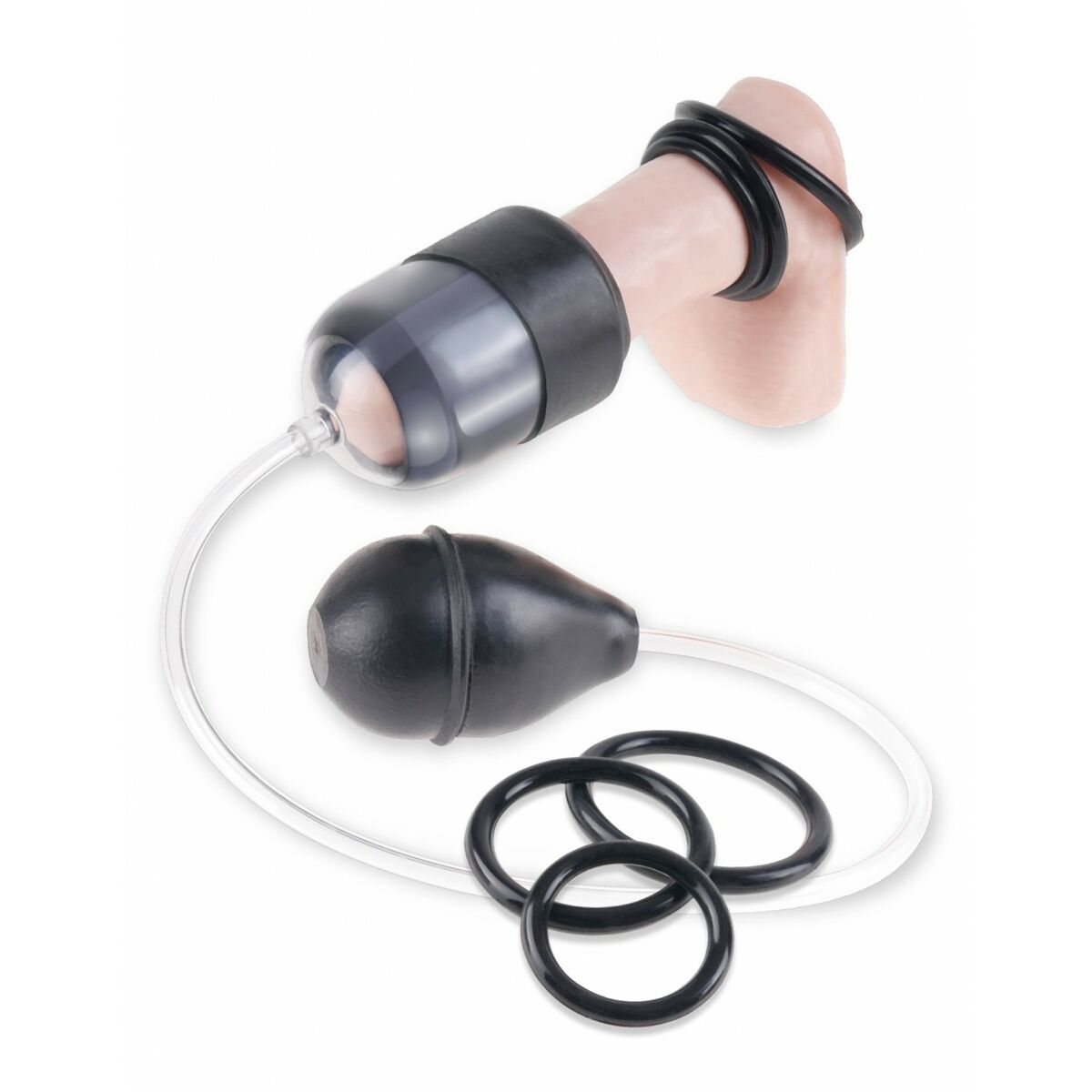 Penispump Pipedream Svart Transparent
