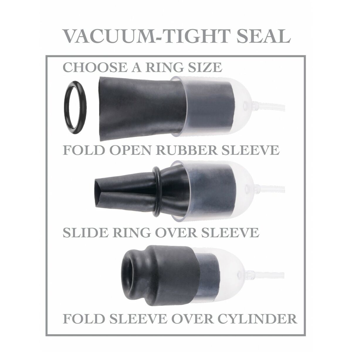 Penispump Pipedream Svart Transparent - 4