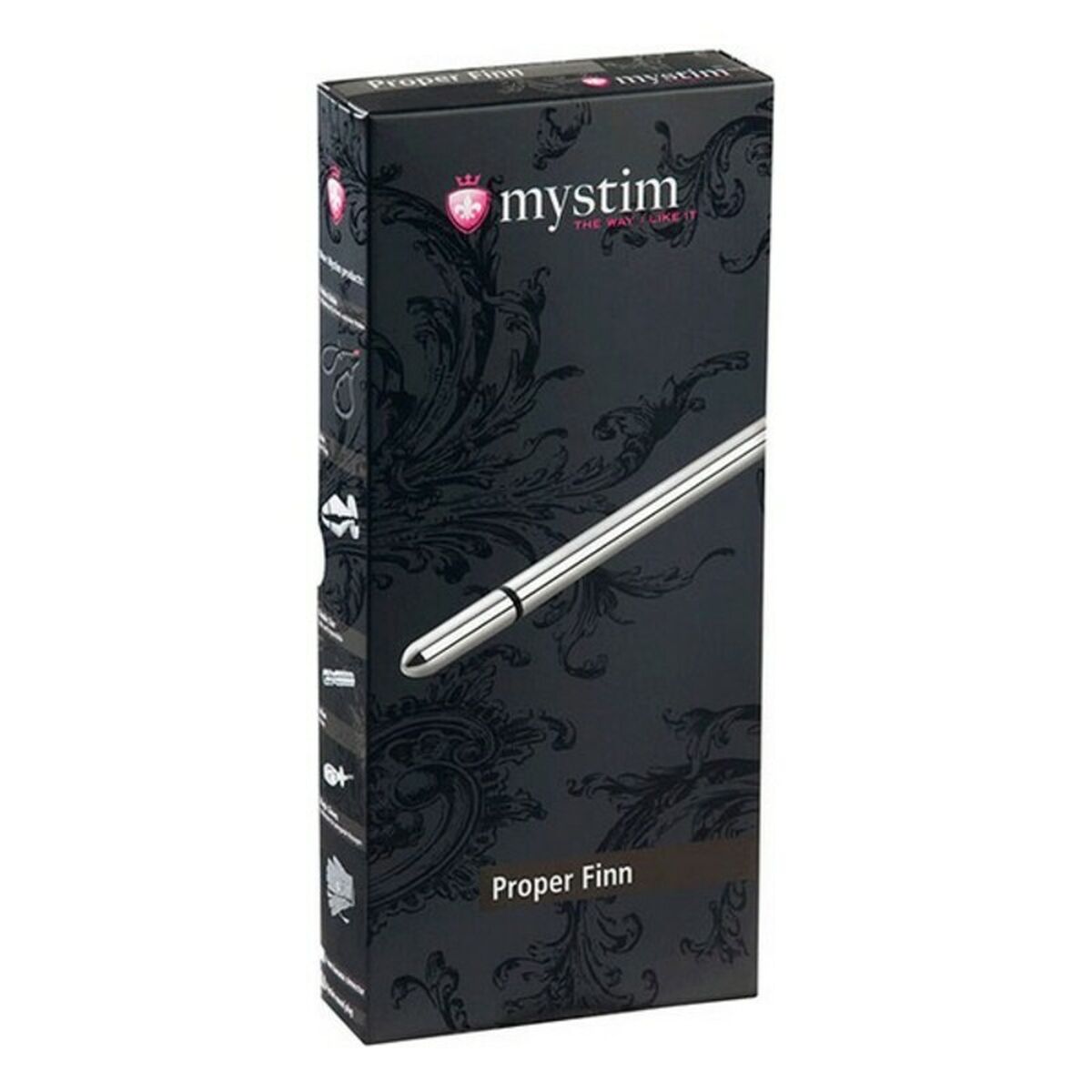 Thin Finn Urethral Sound Mystim Silver - 2