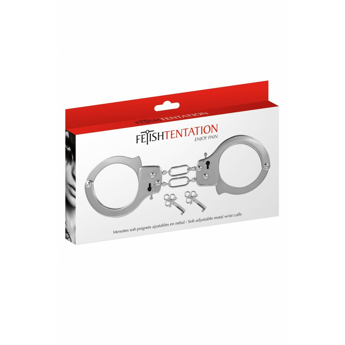 Hog Tie & Cuff Set Fetish Tentation Silvrig - 2