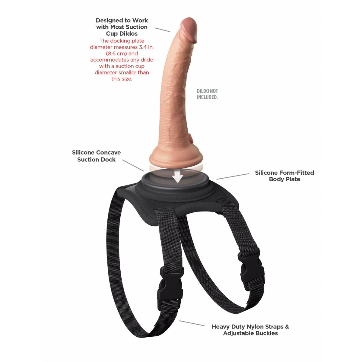Sele för dildo Pipedream - 4