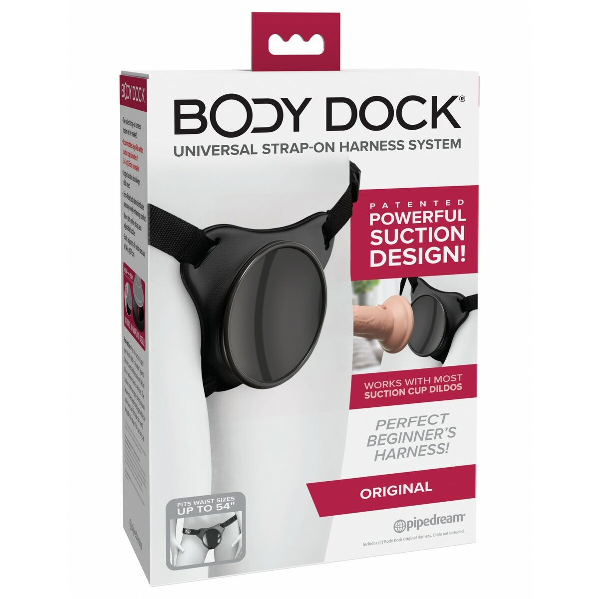 Sele för dildo Pipedream Svart - 2