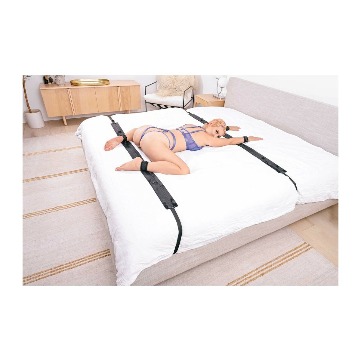 Justerbara Bondagerep Kit Sportsheets - 4
