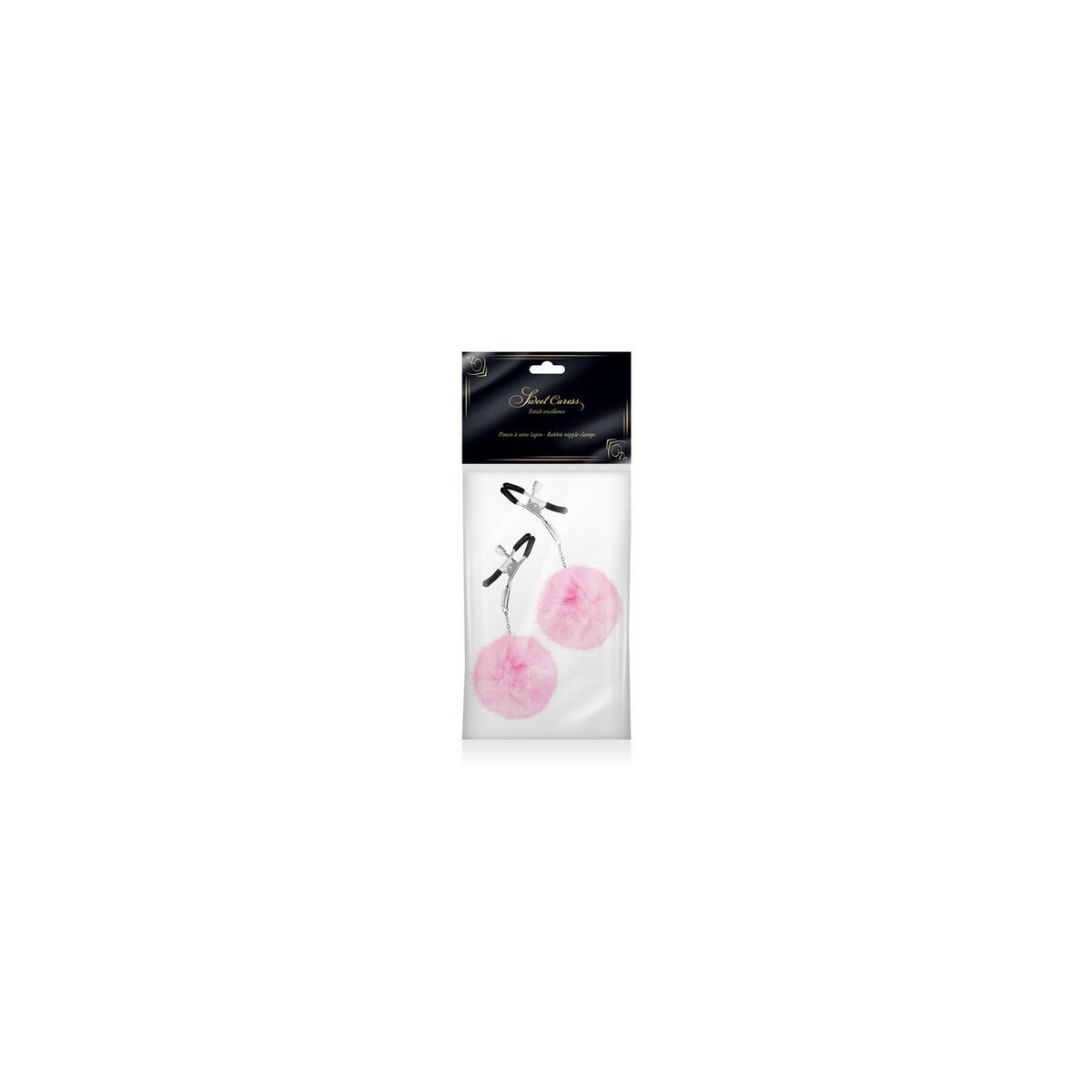 Vårtklämmor med Kedja Sweet Caress Rosa - 2