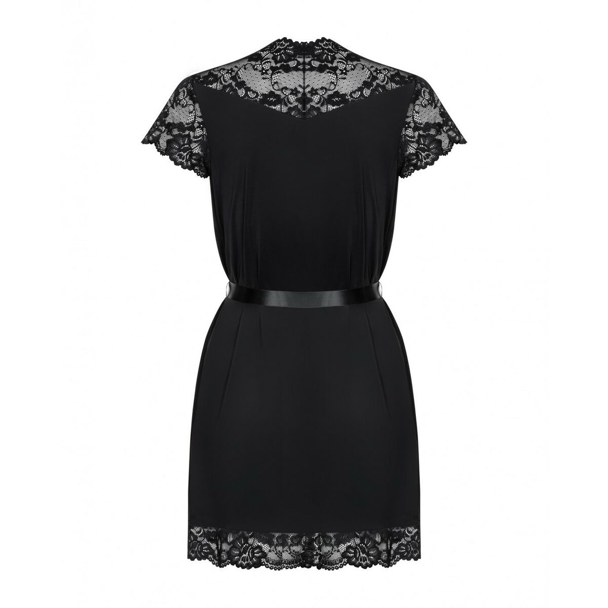 810-Pei-1 morgonrock Obsessive PEIGNOIR Svart XXL/XXXL - 5