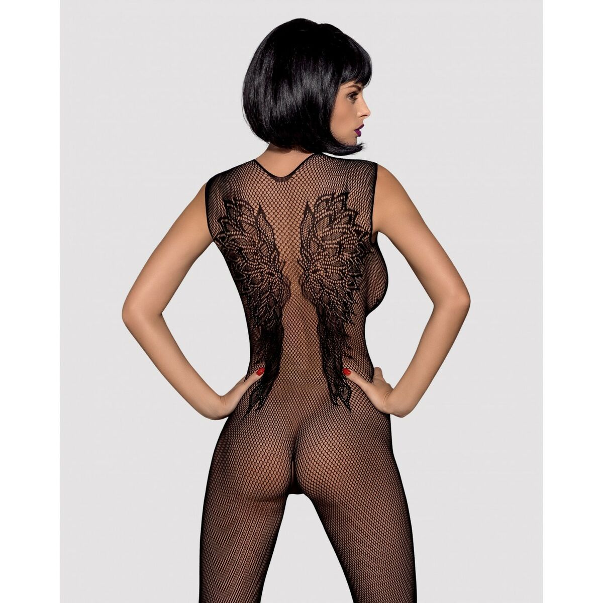 Hela kroppen Obsessive N112 S/M/L Svart - 3