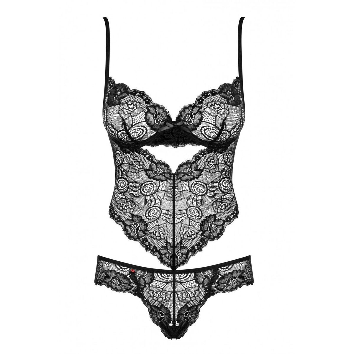 Spetsbody Alluria Obsessive 12844 Svart L/XL - 3