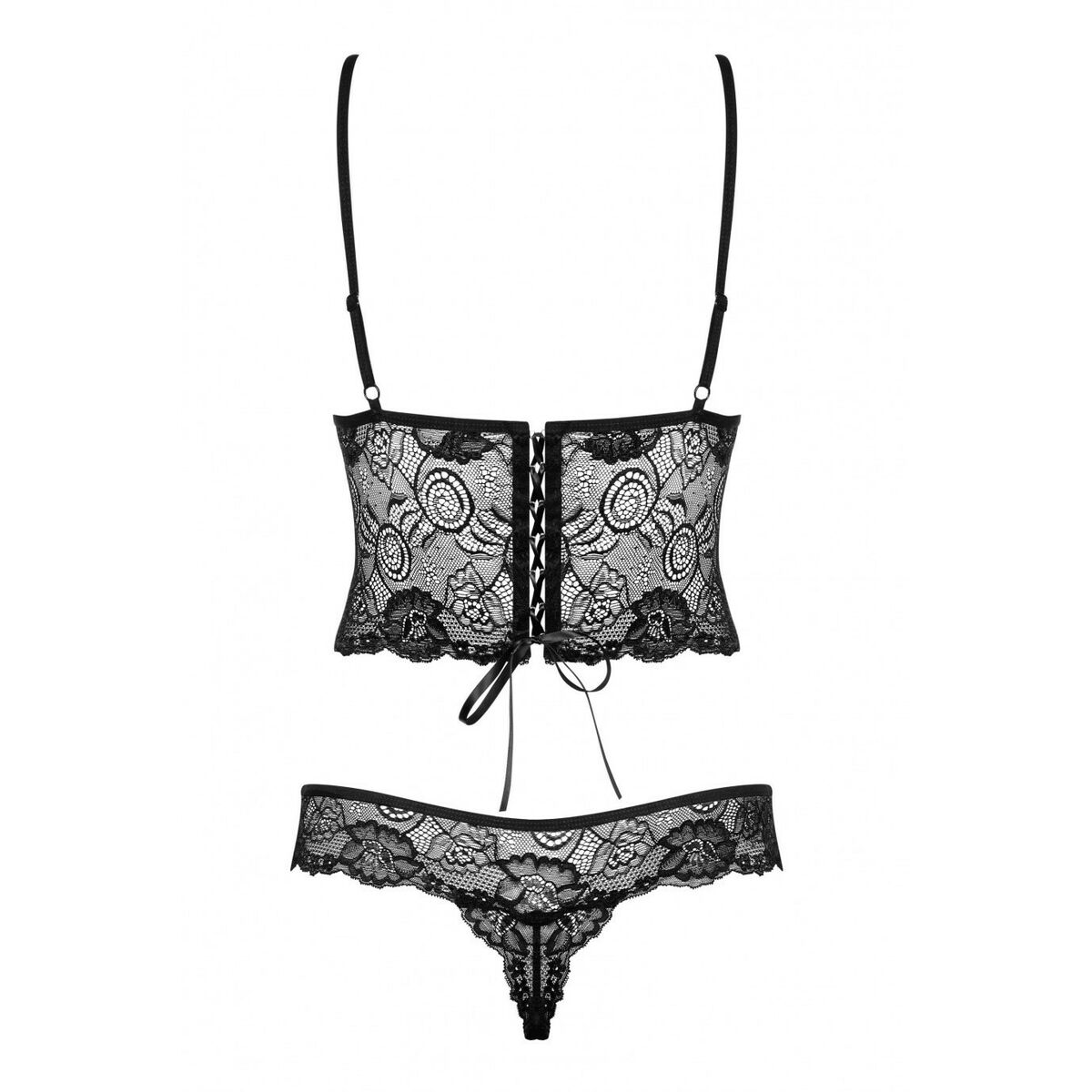 Spetsbody Alluria Obsessive 12844 Svart L/XL - 4