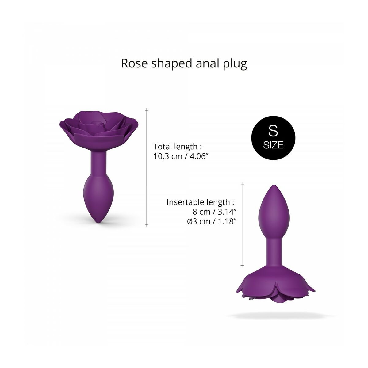 Analplugg Love to Love 6032404 Purpur - 3