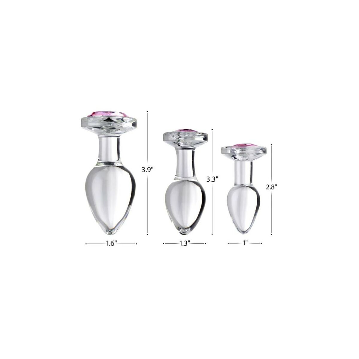 Analplugg XR Rosa - 3