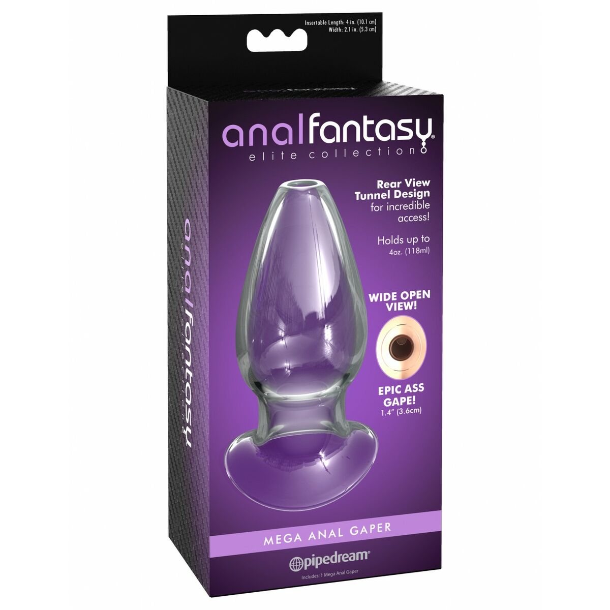 Analplugg Pipedream Transparent - 2
