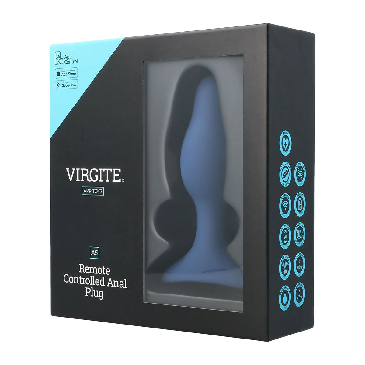 Analplugg Virgite (12 cm) - 6