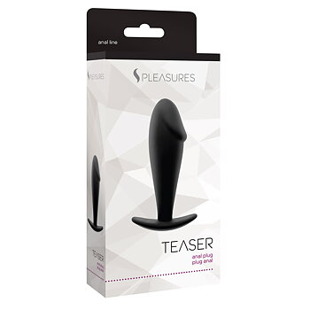 Analplugg S Pleasures Teaser Svart (9 cm)