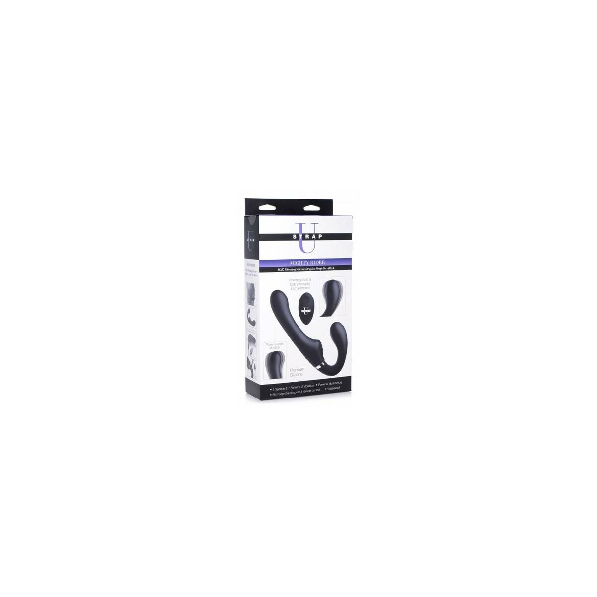 Smekningsapparat Double Penetration XR Svart Silikon - 7