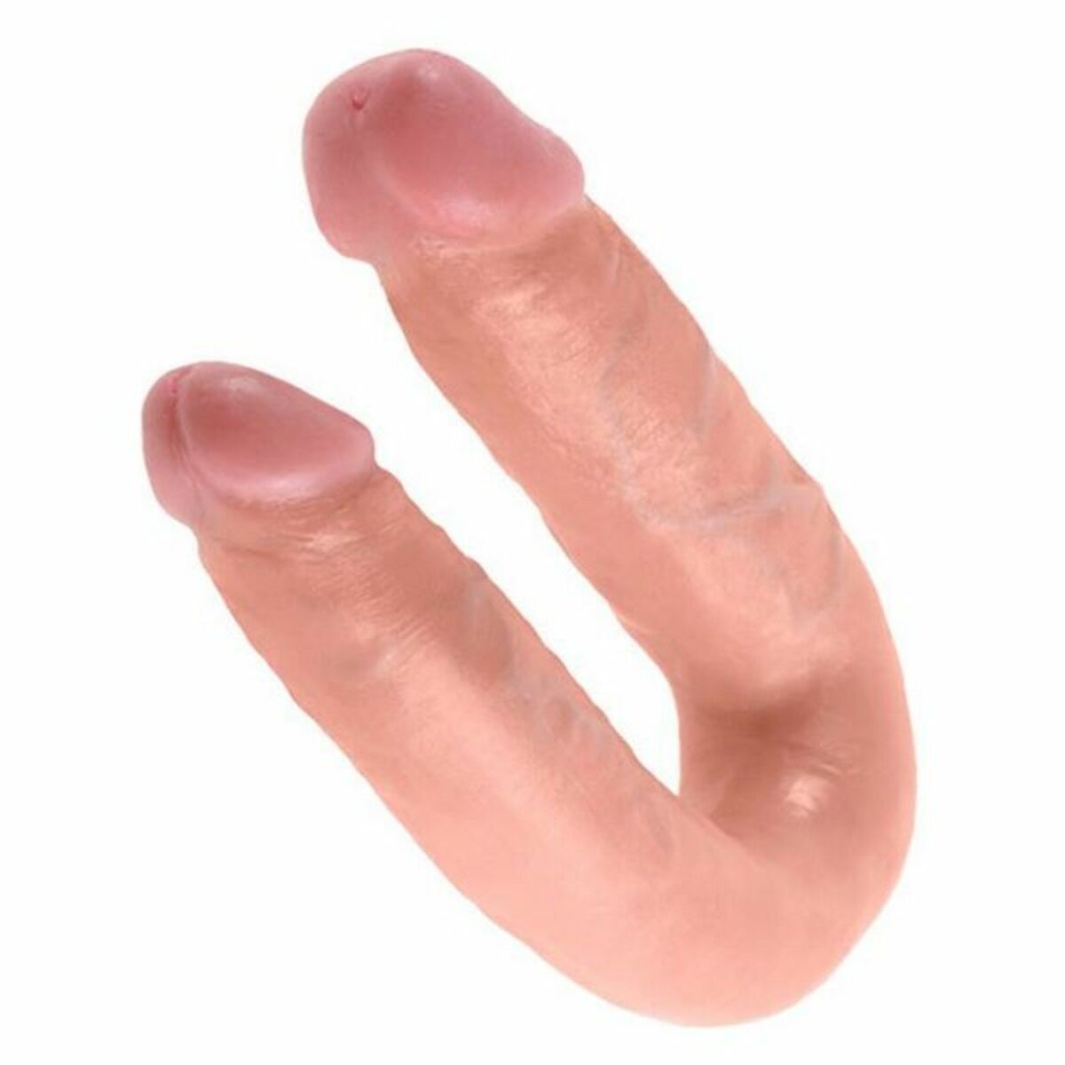 Smekningsapparat Double Penetration King Cock 12541 Naturell