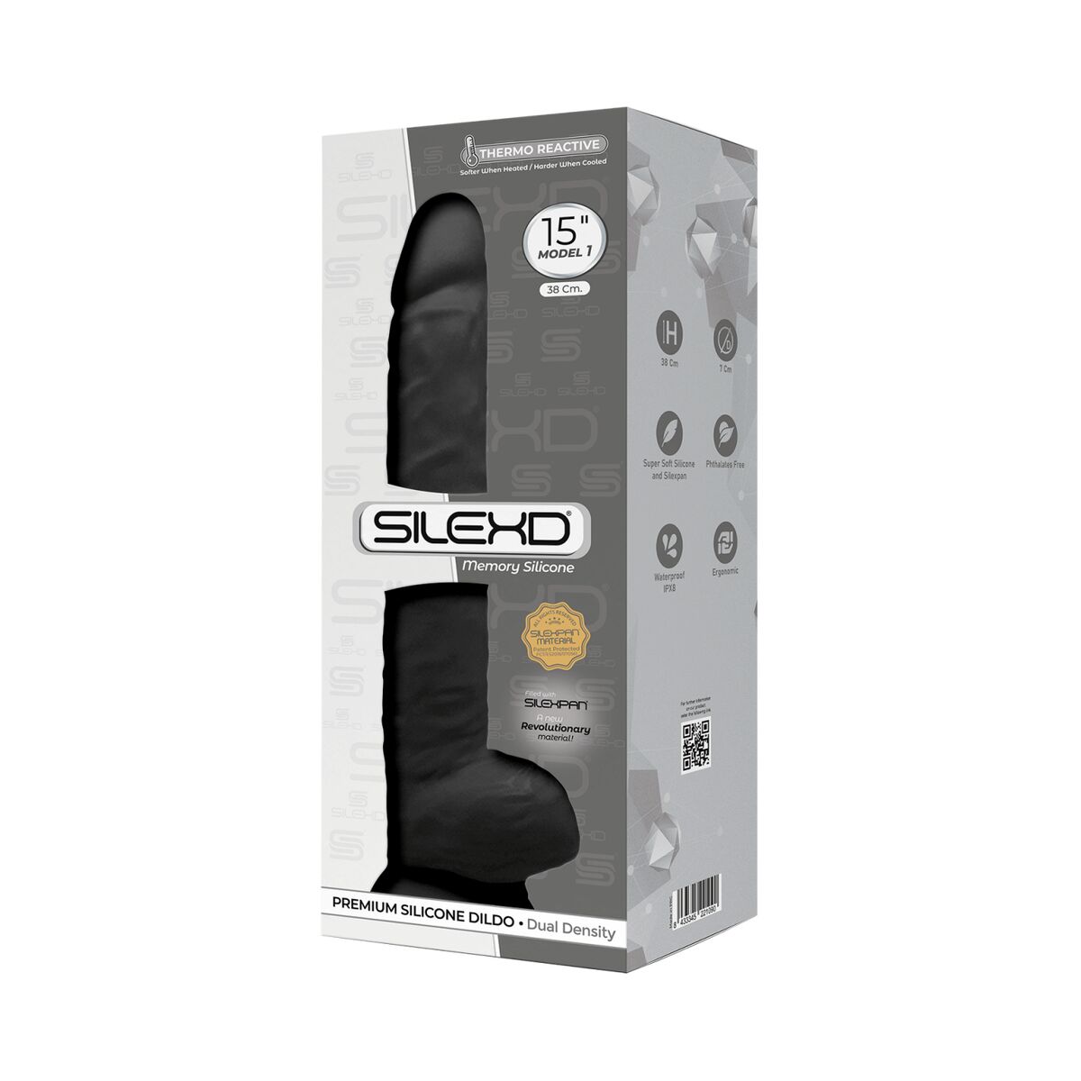 Dildo Silexd Svart - 3