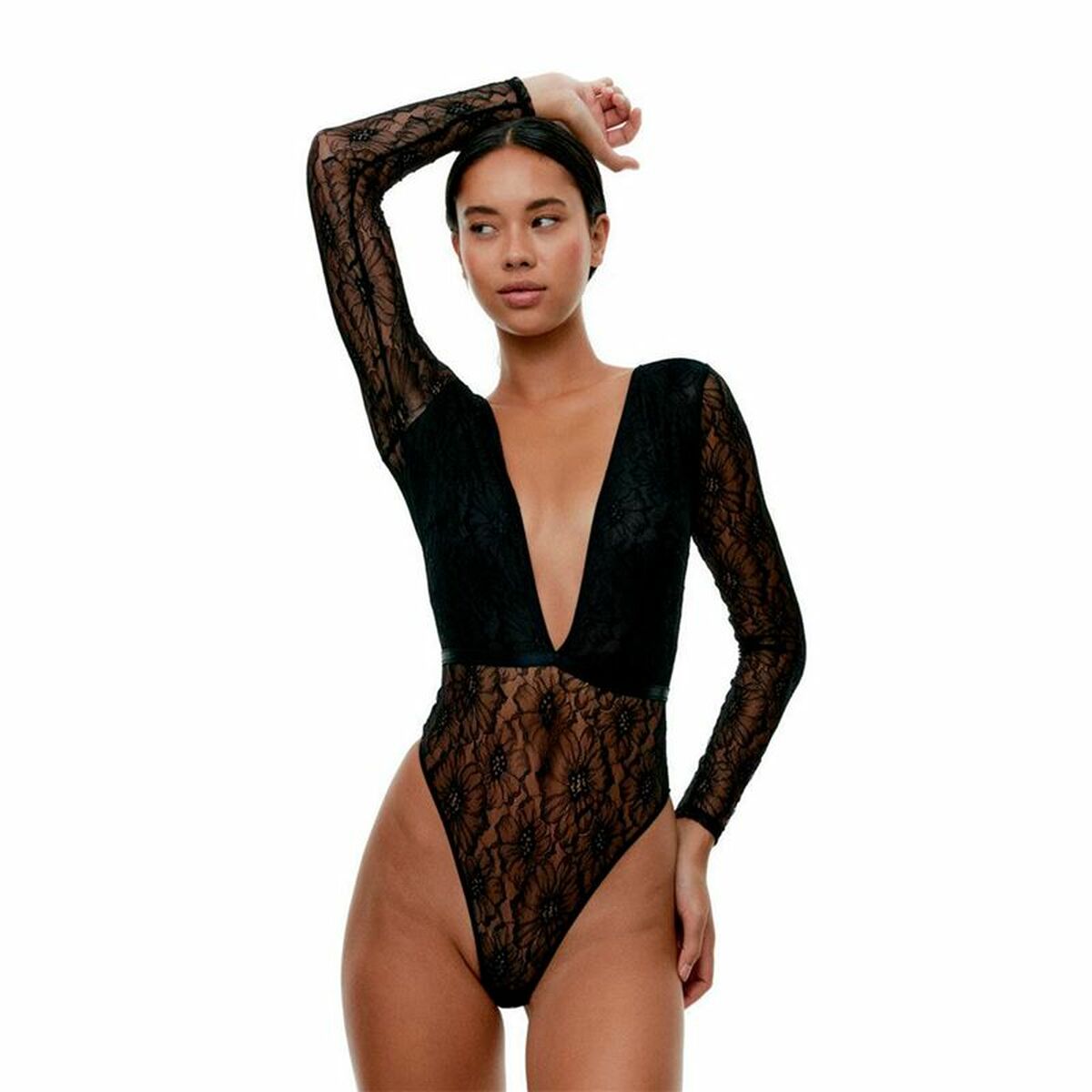 Trikåer Black Limba  Long Sleeve Sade Svart - 2