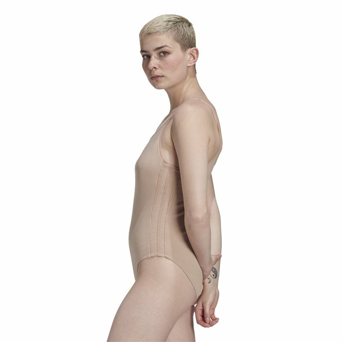 Trikåer Adidas Originals RIbbed Beige - 7