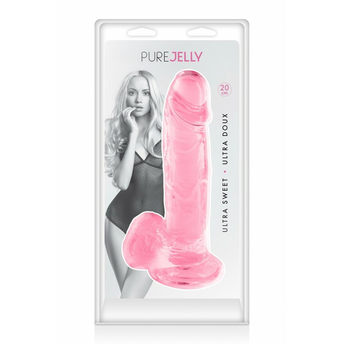 Dildo Pure Jelly Rosa - 3
