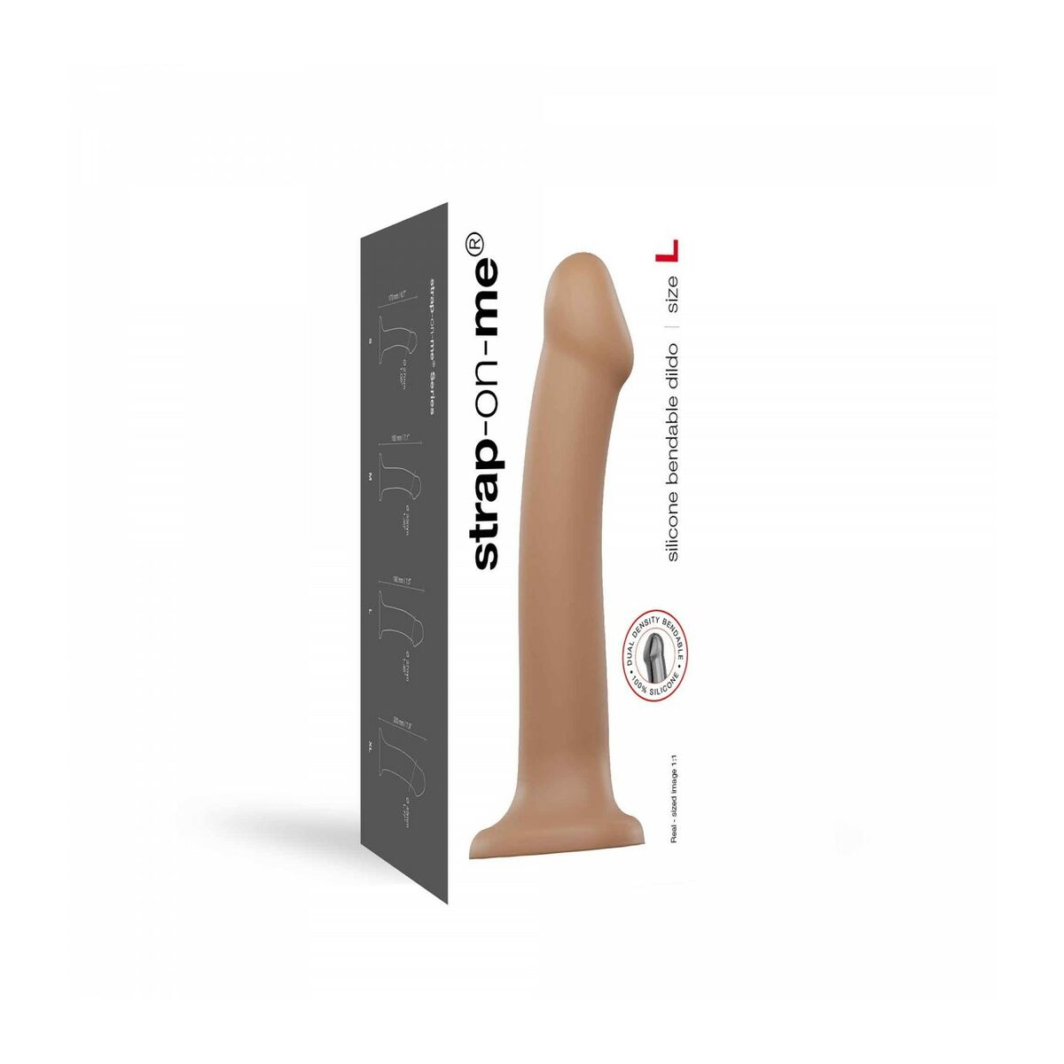 Dildo Strap-on-me Caramel L - 5