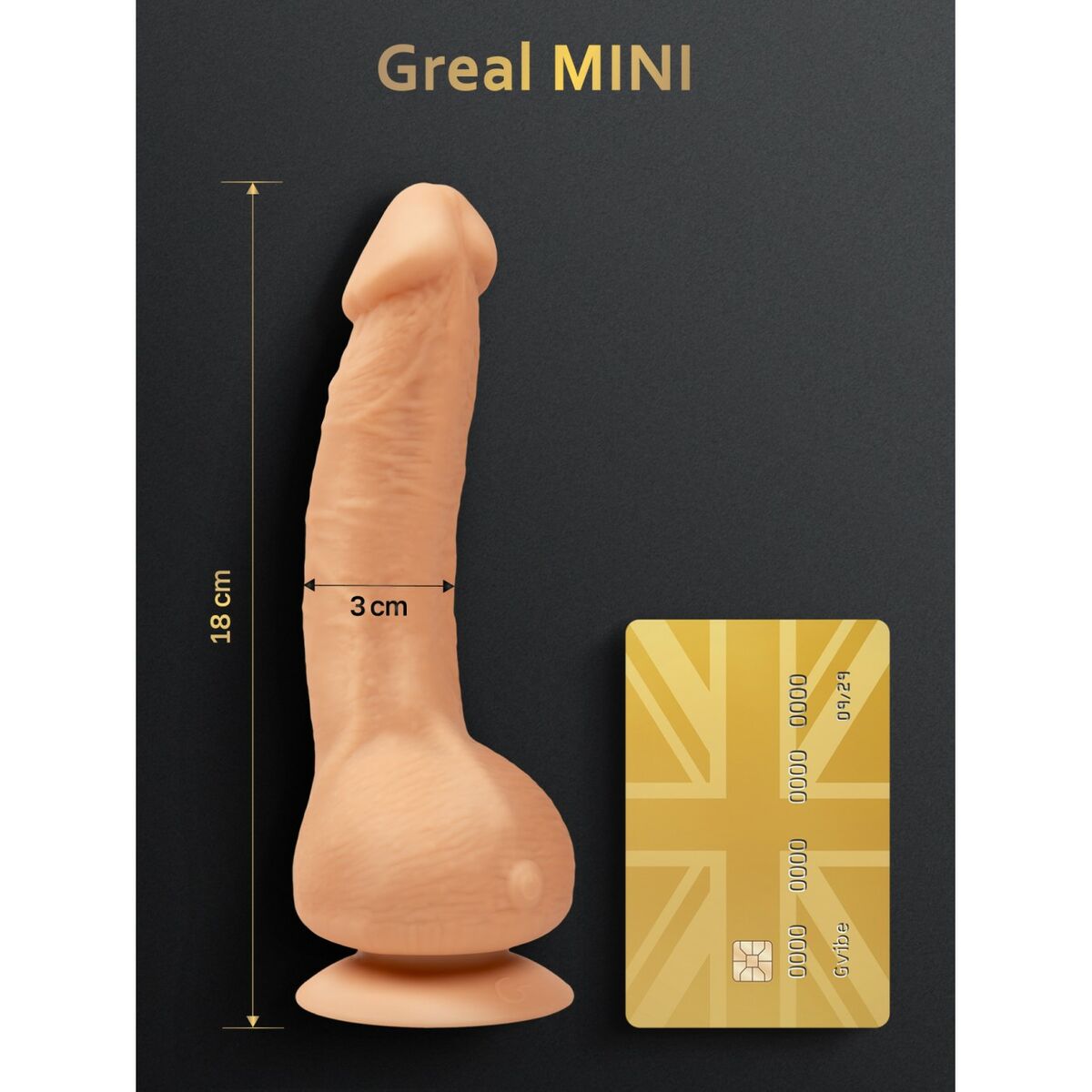 Dildo Gvibe Greal Mini Naturell - 6