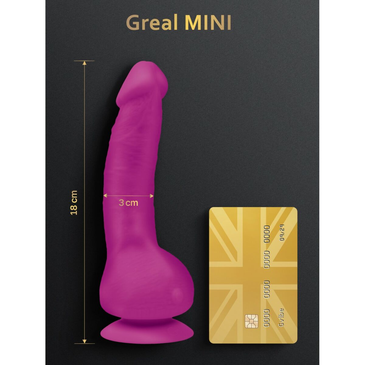 Dildo Gvibe Greal Mini Fuchsia - 8