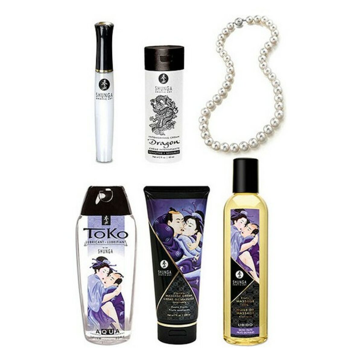 Lustask Large Pleasure Kit Shunga Carnal Pleasures (6 pcs) - 2