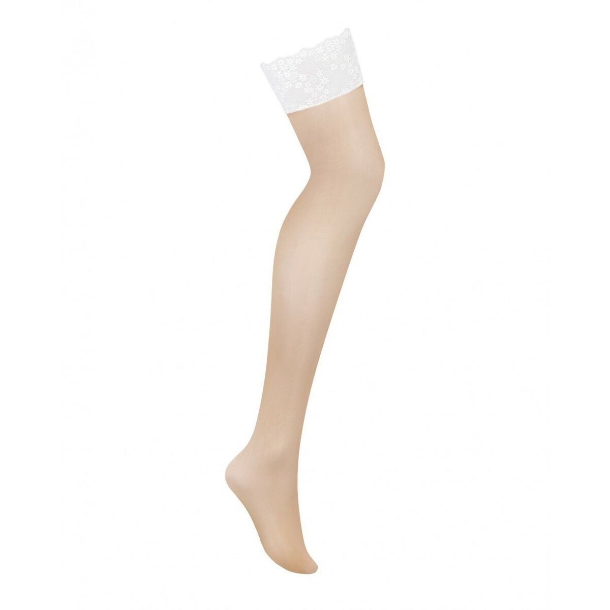Strumpbyxa med strumpebandshållare Obsessive HEAVENLLY XL/XXL - 4