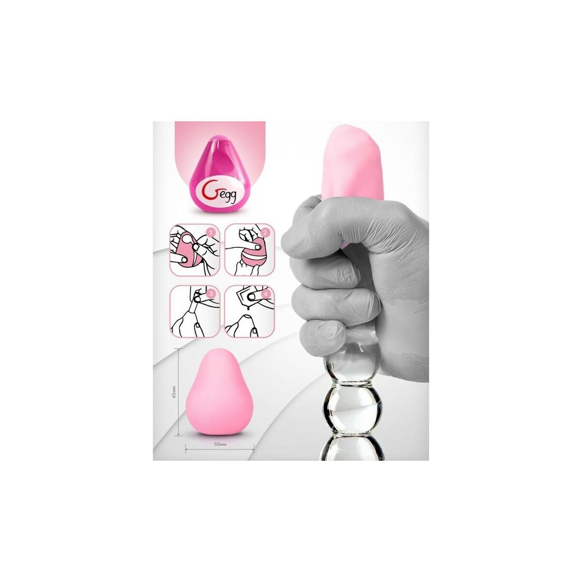 Onani-ägg G Vibe Rosa - 3