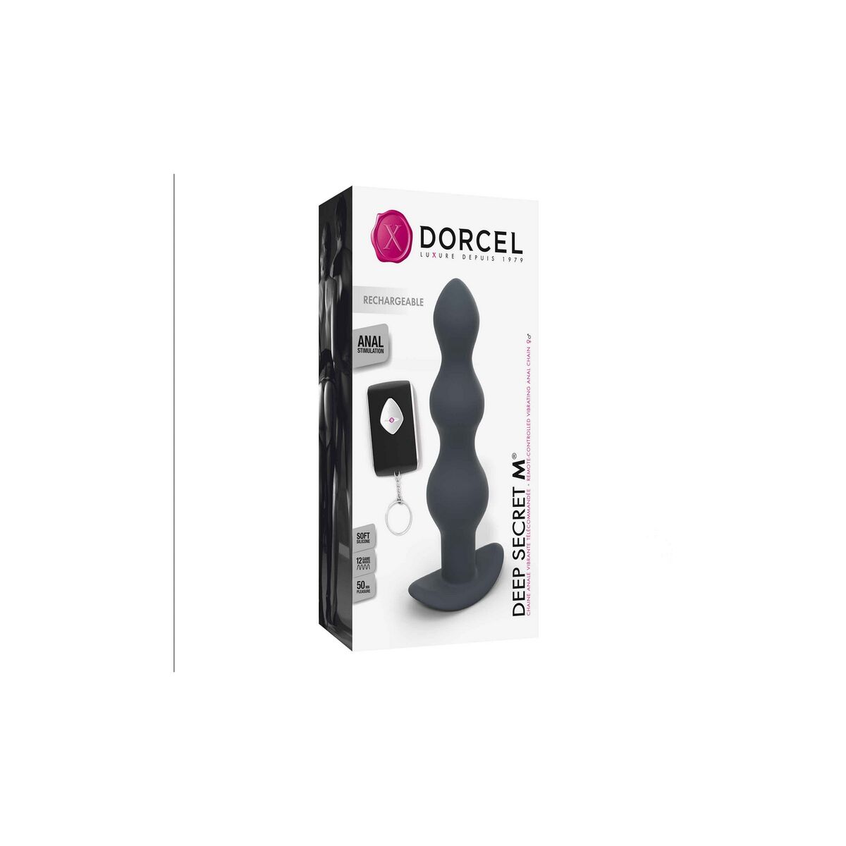 Vibrerande anuspropp Dorcel DOR161 Svart - 3