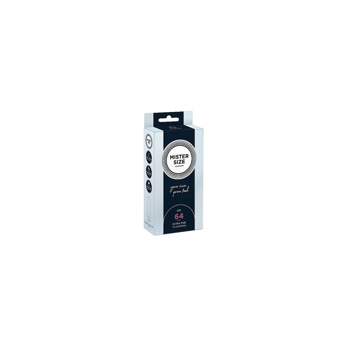 Kondomer Mister Size Pure Feel Extra Thin Ø 6,4 cm