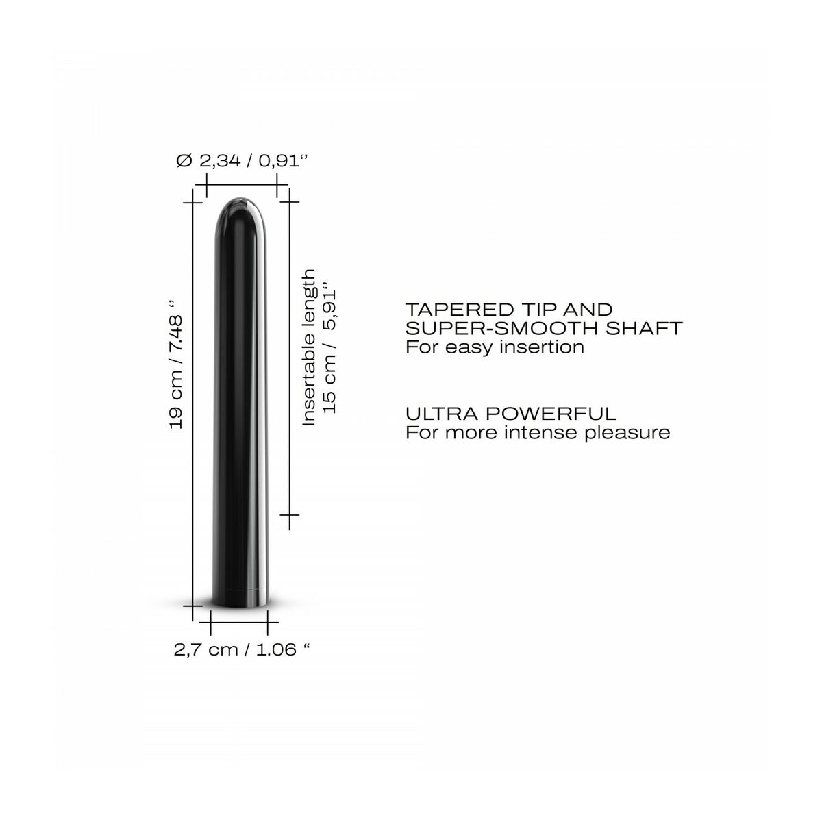 G-spotvibrator Dorcel Svart - 3