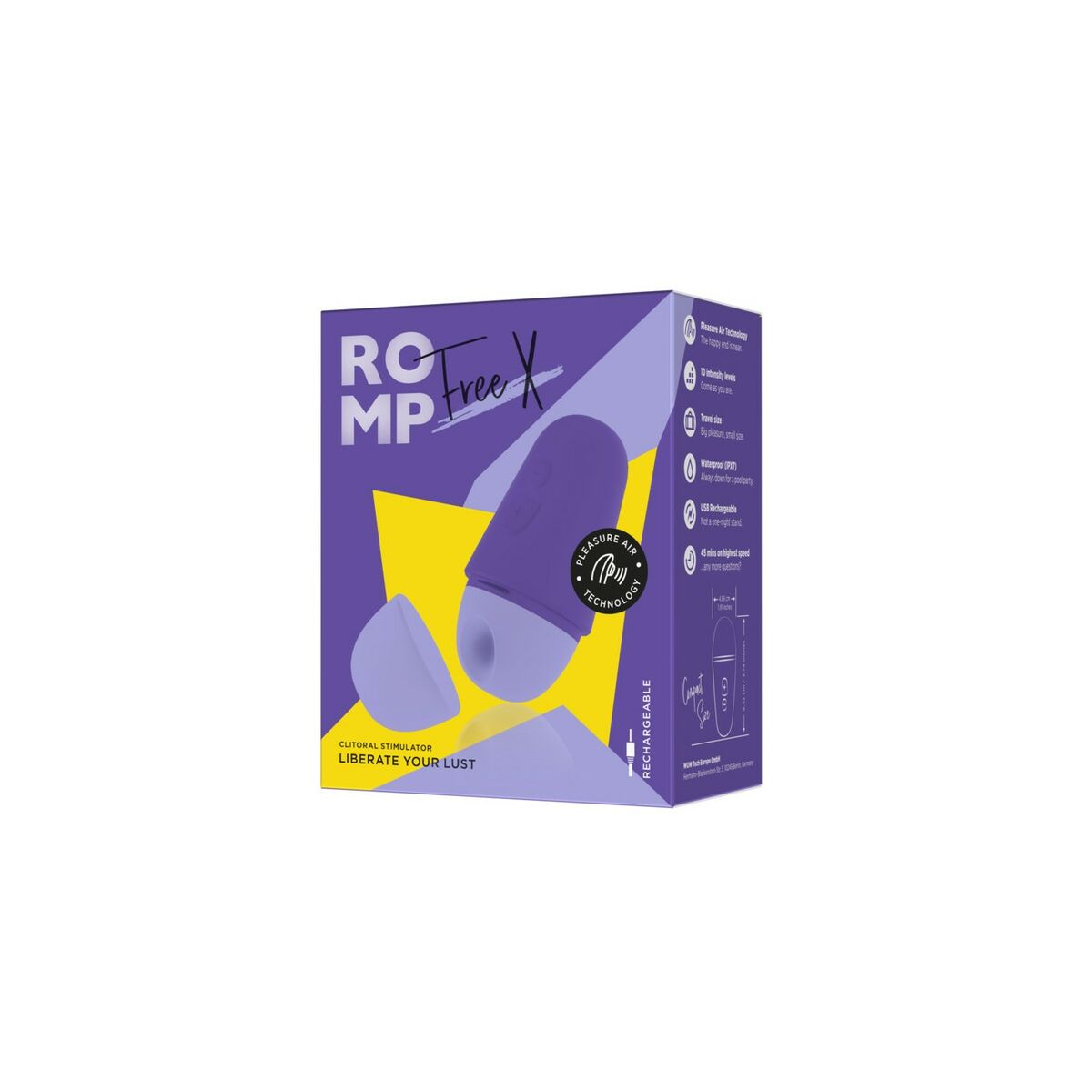 Sugstimulator för klitoris Romp - 3