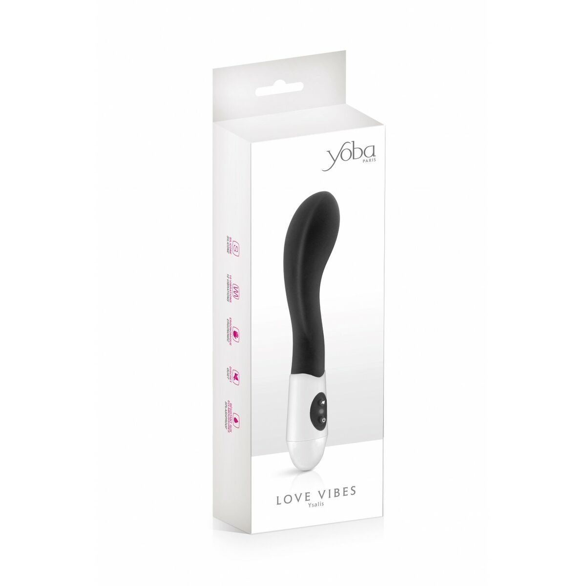 Spot Vibrator Yoba Svart Silikon - 2