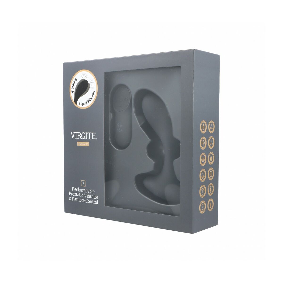 Prostatamassör Virgite P4 Svart - 3