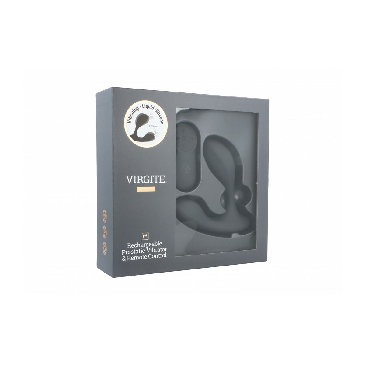 Prostatamassör Virgite P5 Svart - 2