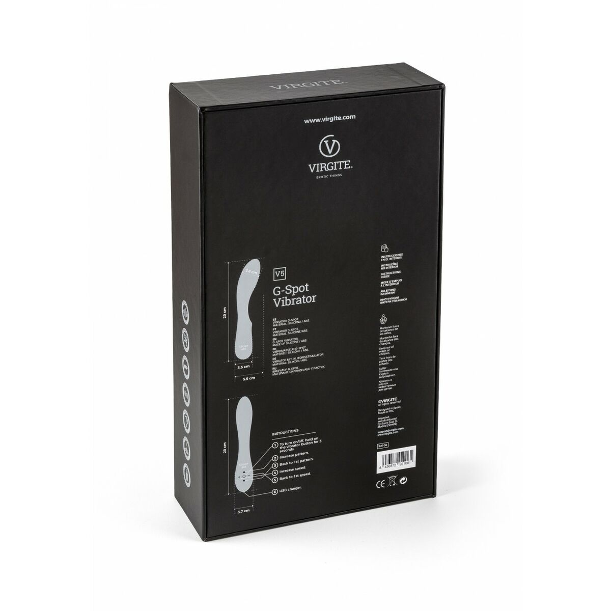 G-spotvibrator Virgite Purpur - 3