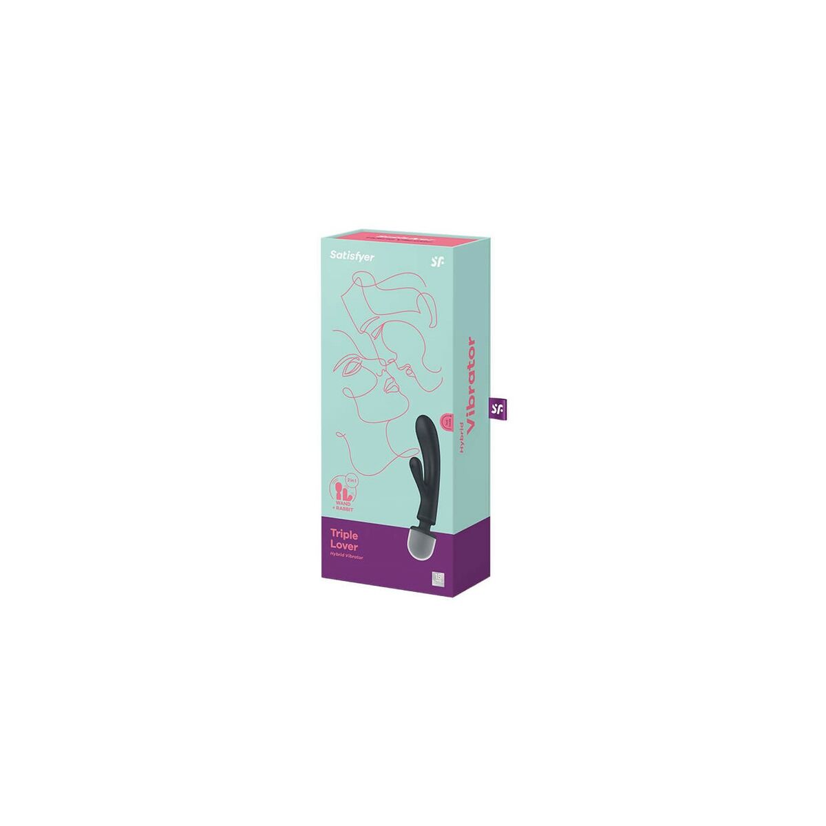 Dubbelvibrator Dual Stimulation Vibe Satisfyer Triple Lover - 2