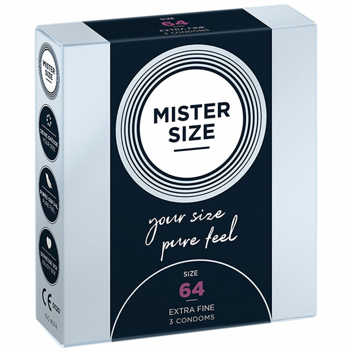 Kondomer Mister Size Extra fina (64 mm)