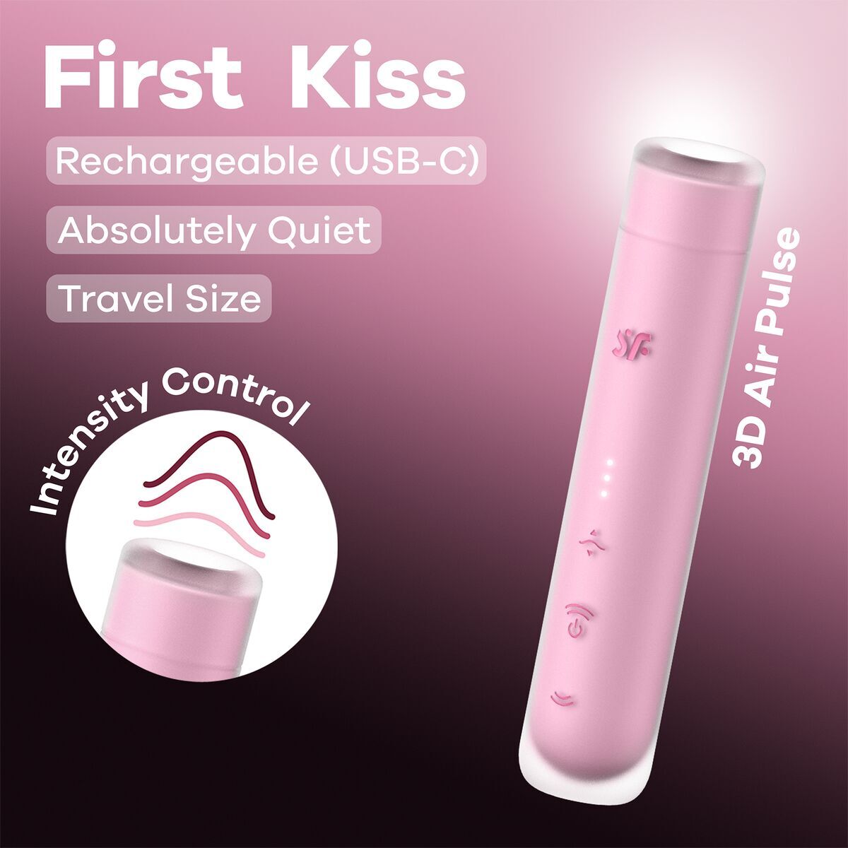 Sugstimulator för klitoris Satisfyer Röd - 2