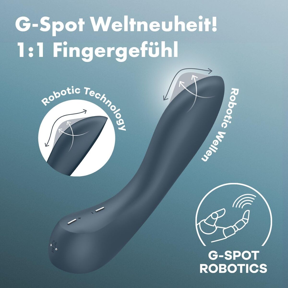 G-spotvibrator Satisfyer Mörkblå - 8
