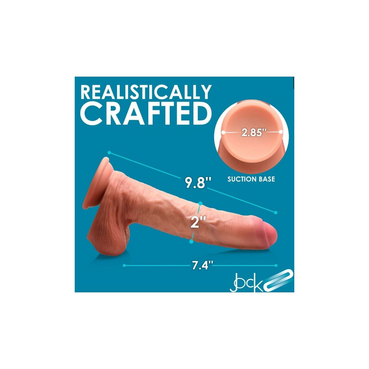 Realistisk dildo XR 25 cm - 5