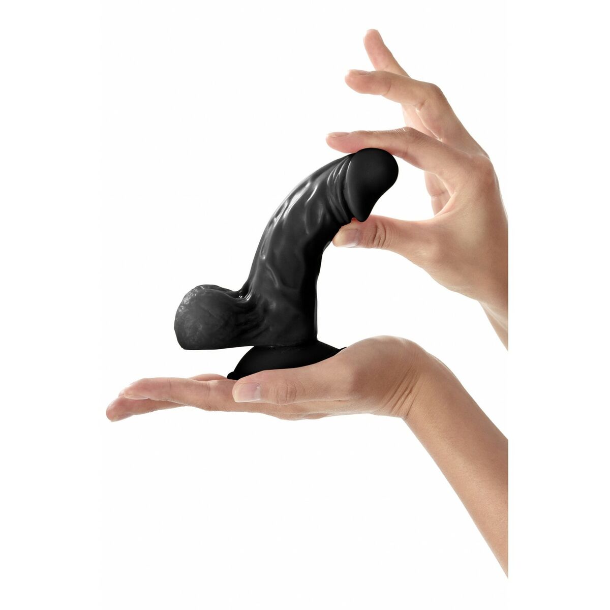 Realistisk dildo Real Body Svart - 3