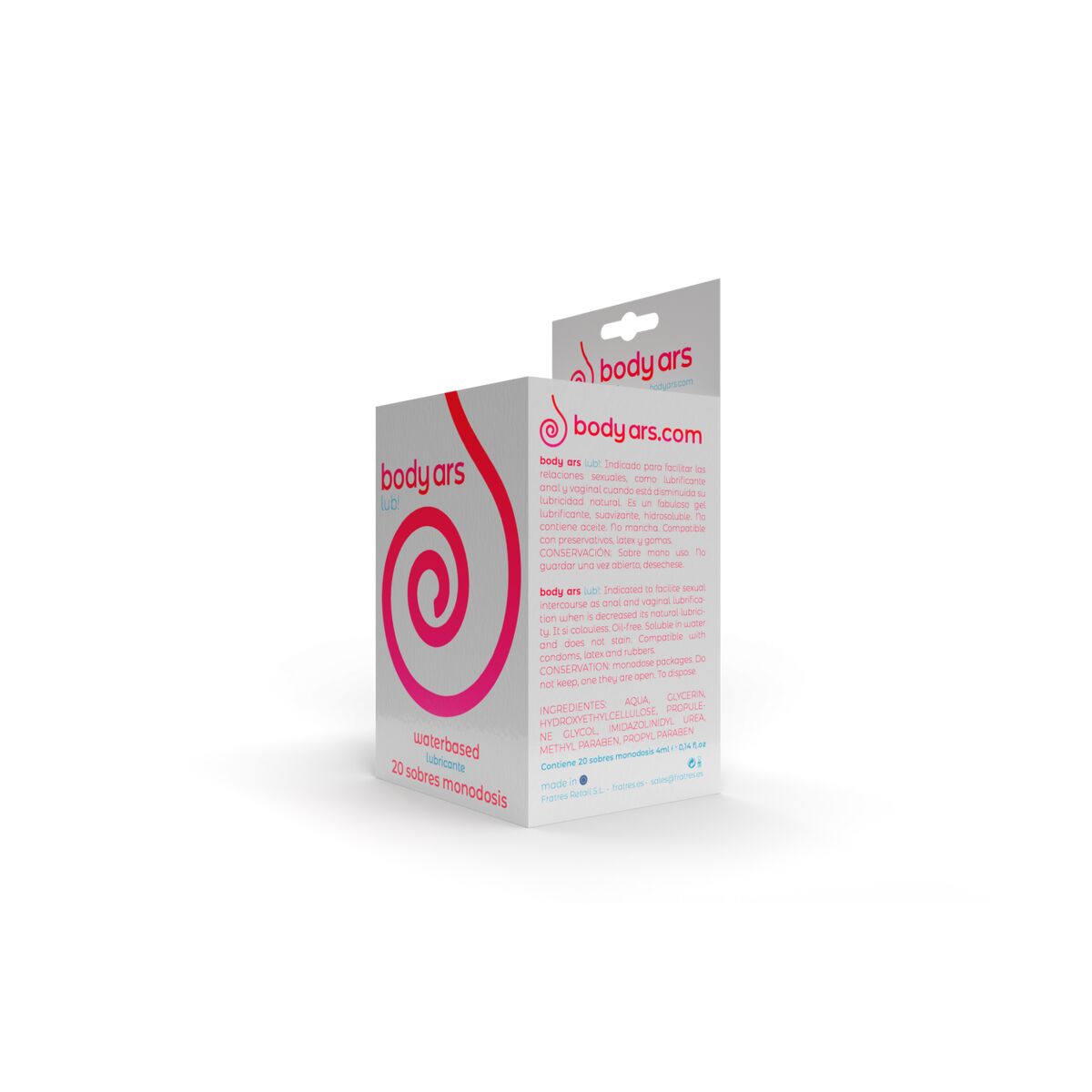 Slide Vattenbaserat Glidmedel Body Ars Natural - 3
