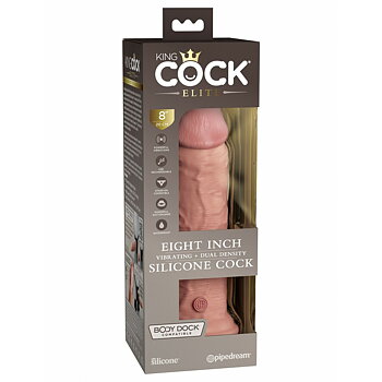 Realistisk dildo Pipedream - King Cock Silikon Naturell