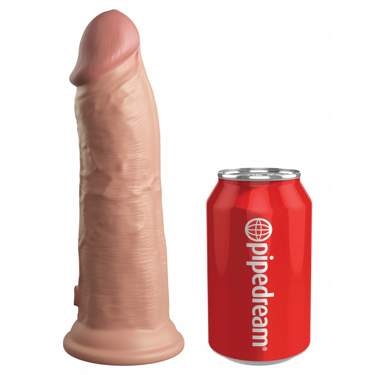 Realistisk dildo Pipedream - King Cock Silikon Naturell - 6