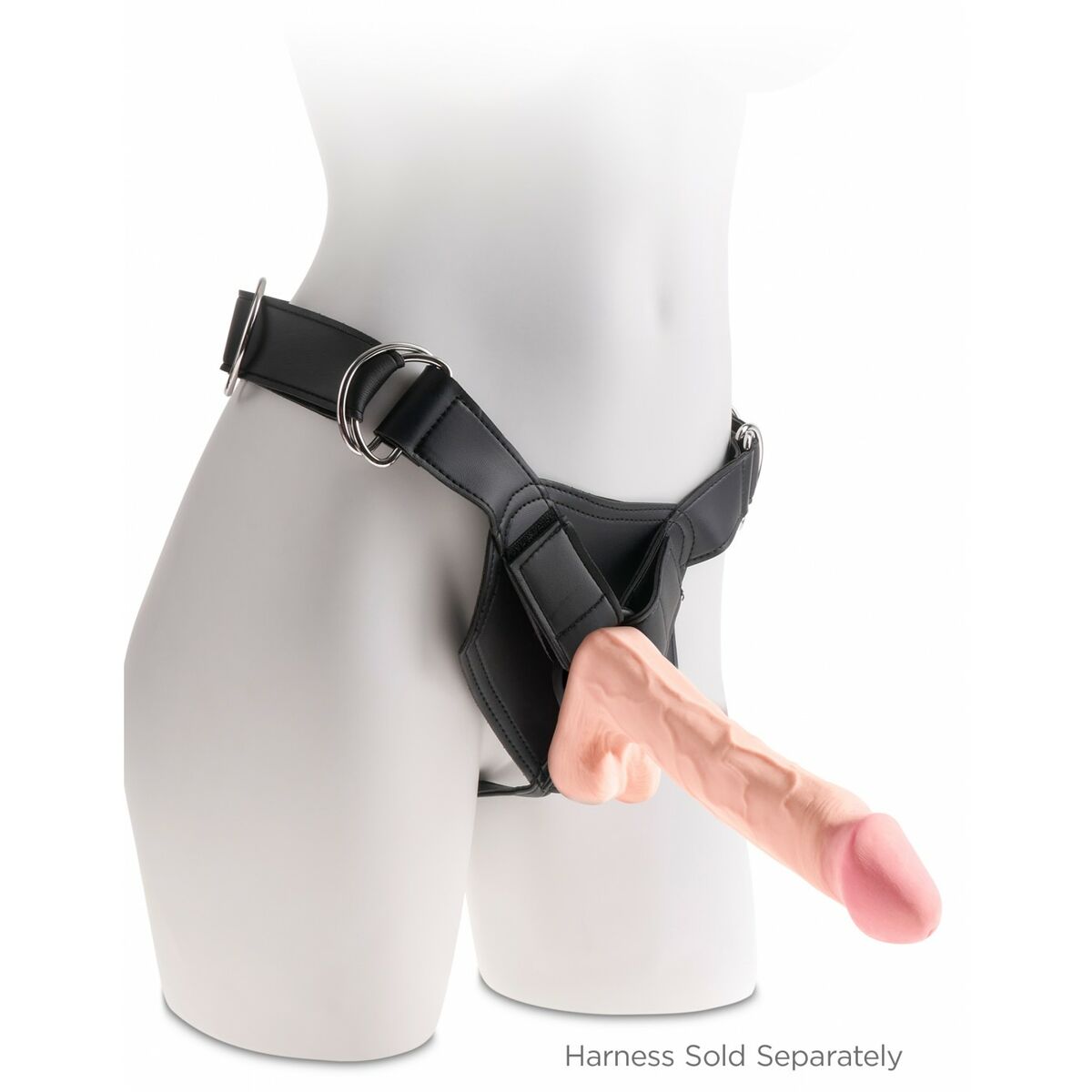 Realistisk dildo Pipedream - King Cock Plast Naturell - 6