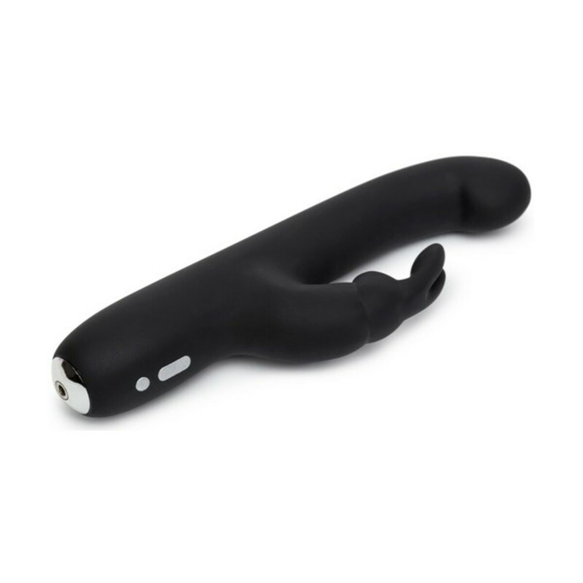 Kanindildo Happy Rabbit G-Spot Svart - 4